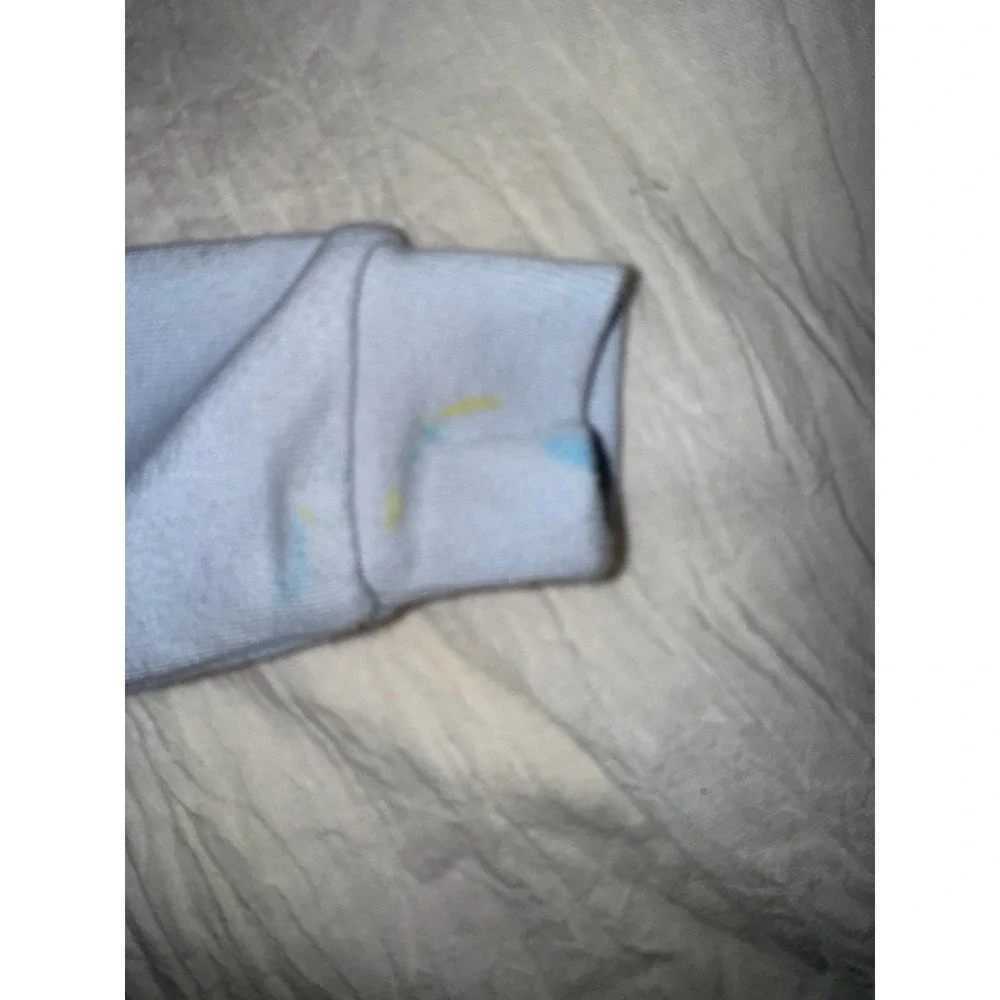 Ralph Lauren light blue baby zip up hoodie infant size 18 months flawed‎